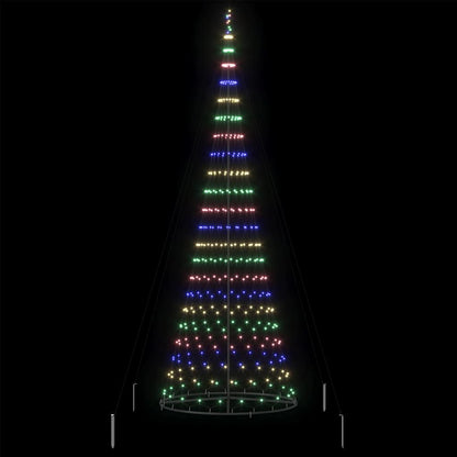 LED Weihnachtsbaum Mehrfarbig 138,5 x 138,5 x 399 cm Metall