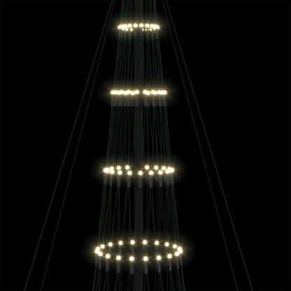 LED Weihnachtsbaum Warmes Weiß 160 x 160 x 500 cm Metall