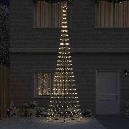 LED Weihnachtsbaum Warmes Weiß 160 x 160 x 500 cm Metall