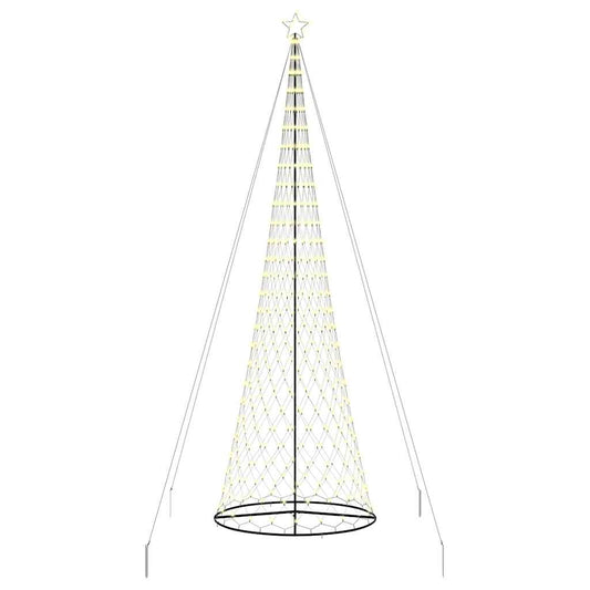 LED Weihnachtsbaum Warmes Weiß 160 x 160 x 500 cm Metall