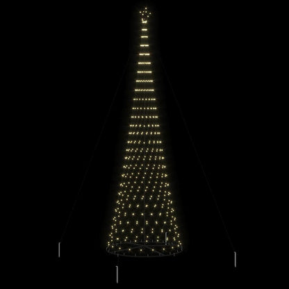 LED Weihnachtsbaum Warmes Weiß 160 x 160 x 500 cm Metall