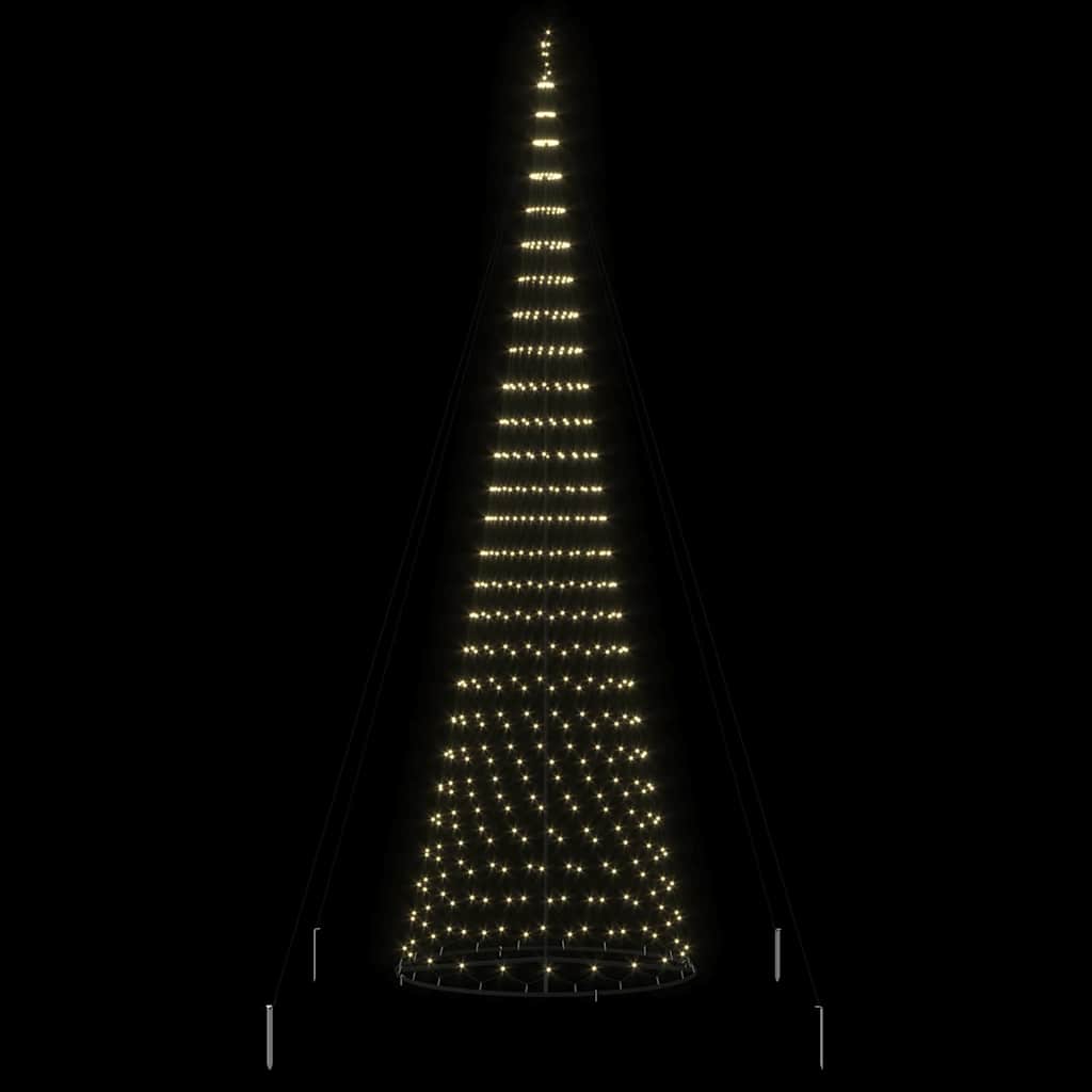 LED Weihnachtsbaum Warmes Weiß 160 x 160 x 500 cm Metall