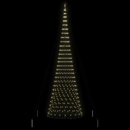 LED Weihnachtsbaum Warmes Weiß 160 x 160 x 500 cm Metall