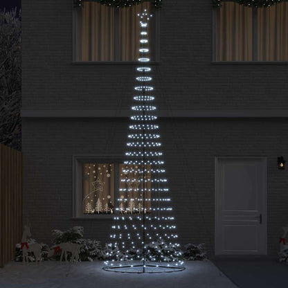 LED Weihnachtsbaum Kaltes Weiß 160 x 160 x 500 cm Metall