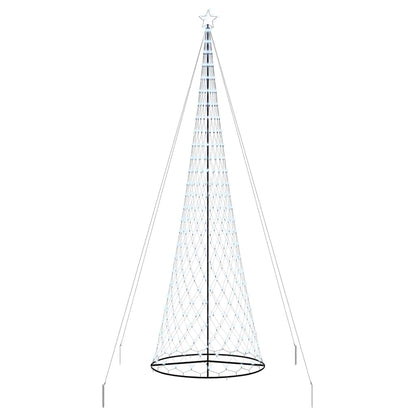 LED Weihnachtsbaum Kaltes Weiß 160 x 160 x 500 cm Metall