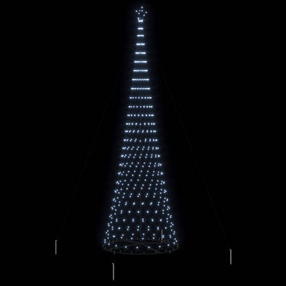 LED Weihnachtsbaum Kaltes Weiß 160 x 160 x 500 cm Metall