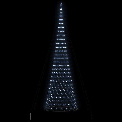 LED Weihnachtsbaum Kaltes Weiß 160 x 160 x 500 cm Metall