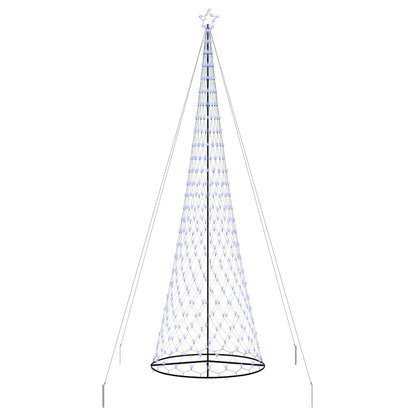 LED Weihnachtsbaum mit 550 LEDs Blau 160 x 160 x 500 cm Metall