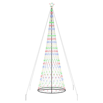 LED Weihnachtsbaum Mehrfarbig 160 x 160 x 500 cm Metall