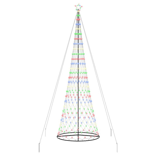 LED Weihnachtsbaum Mehrfarbig 160 x 160 x 500 cm Metall