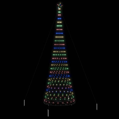 LED Weihnachtsbaum Mehrfarbig 160 x 160 x 500 cm Metall