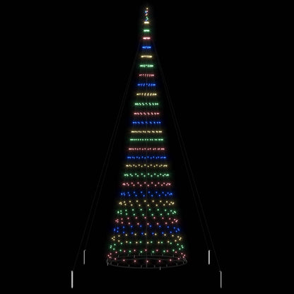 LED Weihnachtsbaum Mehrfarbig 160 x 160 x 500 cm Metall