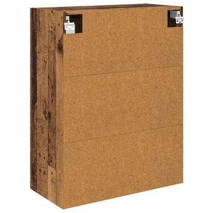 Wandmontierter Schrank 2 pcs Altholz 69,5 x 34 x 90 cm