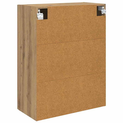 Wandmontierter Schrank 2 pcs Artisan-Eiche 69,5 x 34 x 90 cm