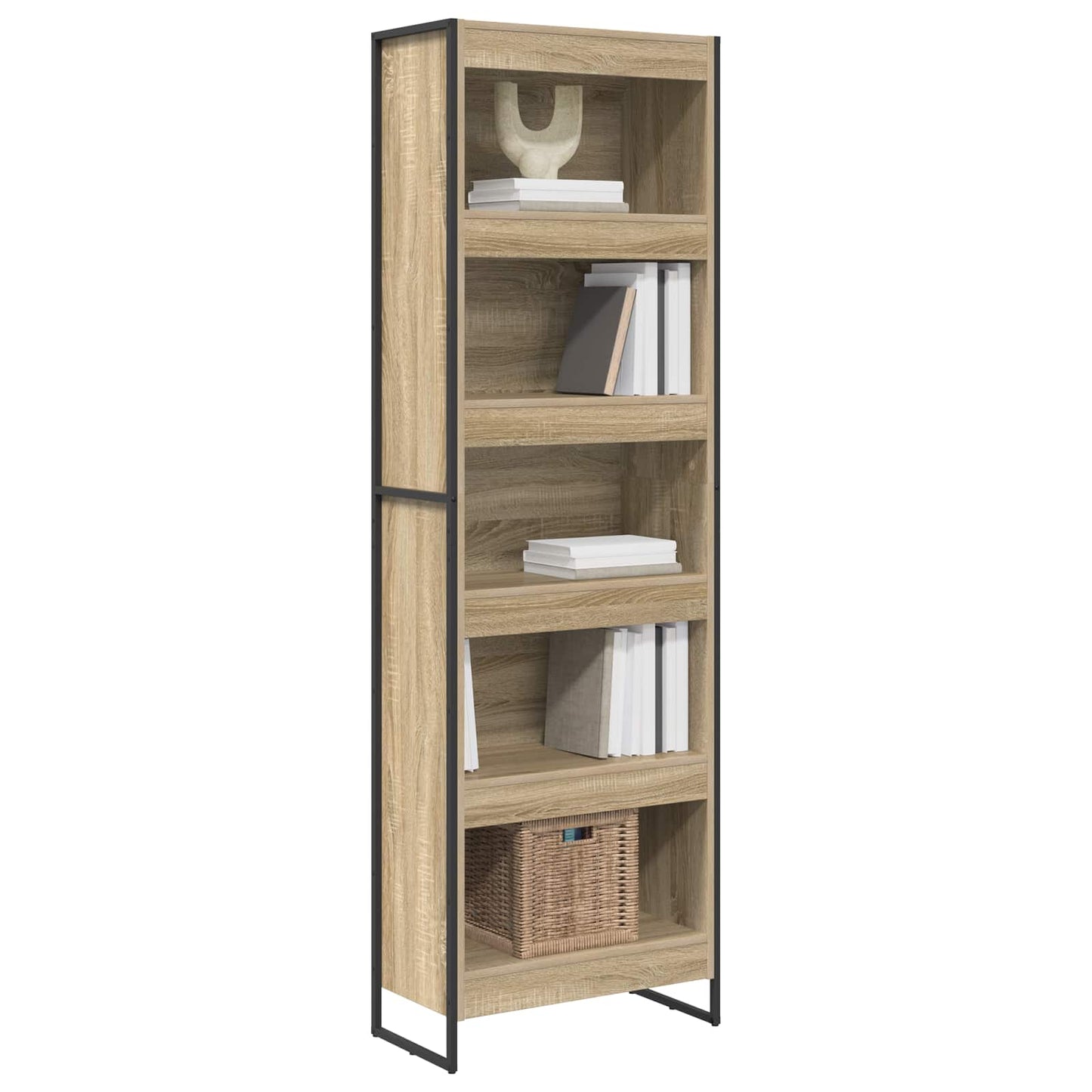 Bücherregal 2 pcs Sonoma 80 x 30 x 155 cm Holzwerkstoff