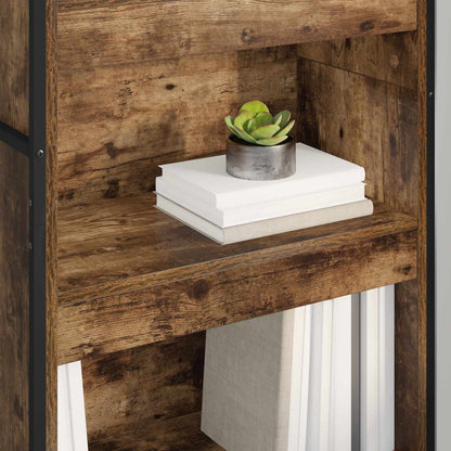 Bücherregal 2 pcs Raucharbe 80 x 30 x 155 cm Holzwerkstoff