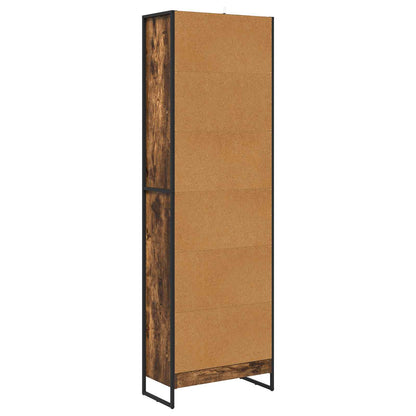 Bücherregal 2 pcs Raucharbe 80 x 30 x 155 cm Holzwerkstoff