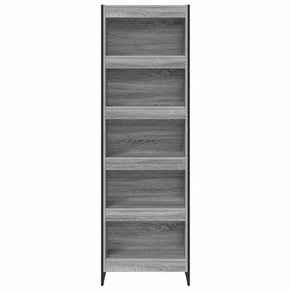 Bücherregal 2 pcs Graues Sonoma 80 x 30 x 155 cm Holzwerkstoff