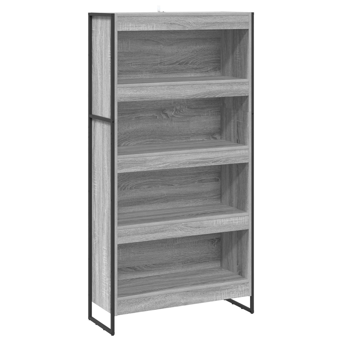Bücherregal 2 pcs Graues Sonoma 80 x 30 x 155 cm Holzwerkstoff