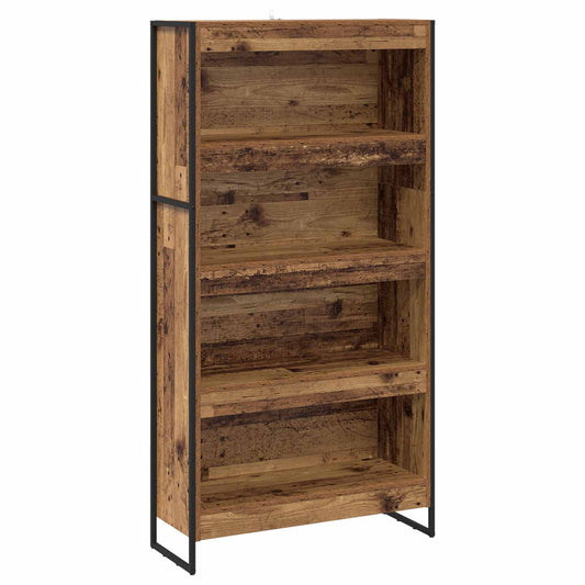 Bücherregal 2 pcs Altholz 80 x 30 x 155 cm Holzwerkstoff