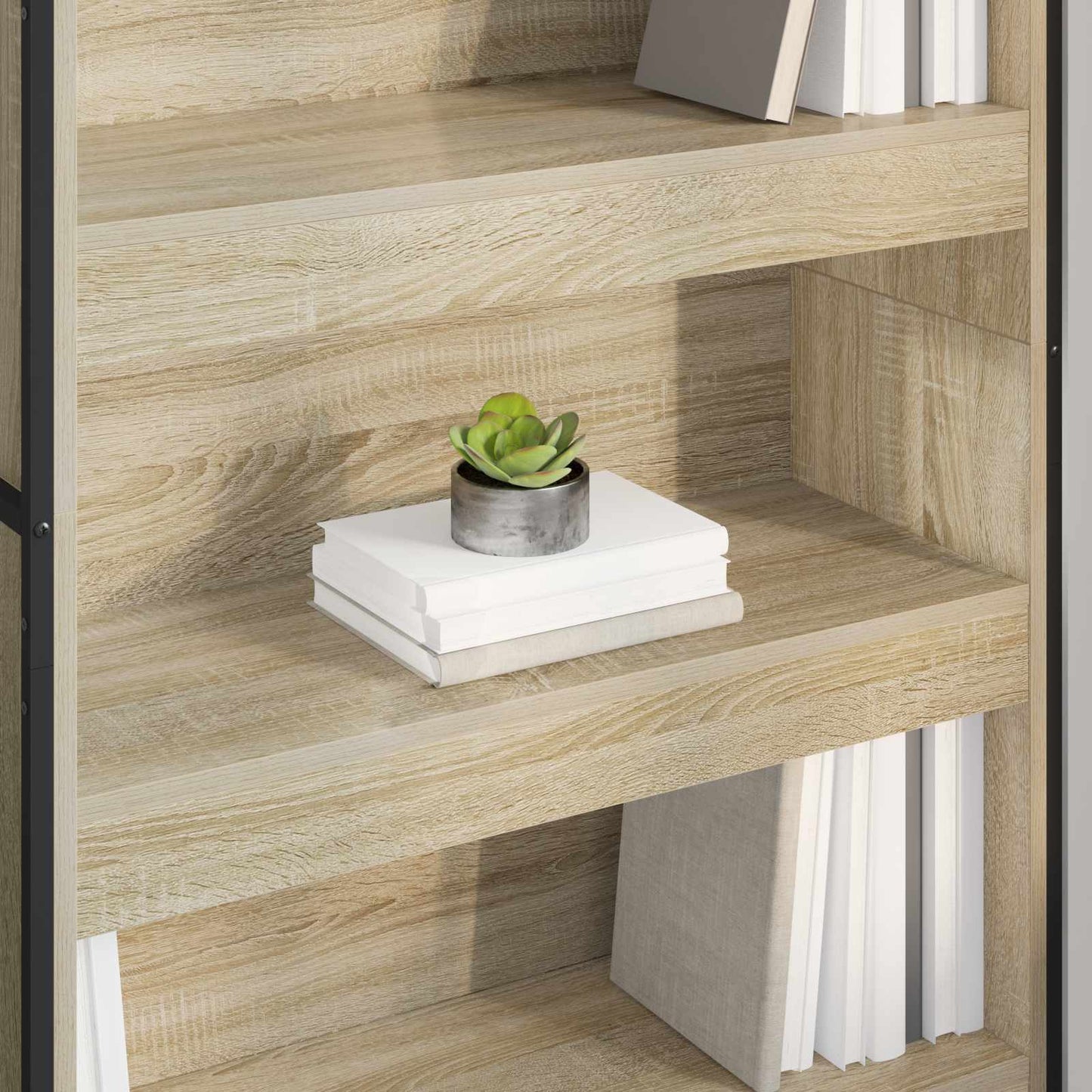 Bücherregal 2 pcs Sonoma 80 x 30 x 155 cm Holzwerkstoff