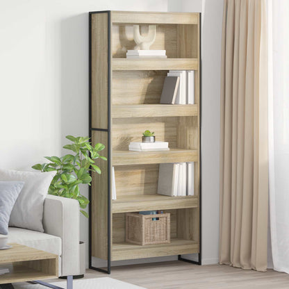 Bücherregal 2 pcs Sonoma 80 x 30 x 155 cm Holzwerkstoff