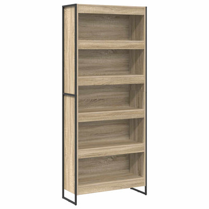 Bücherregal 2 pcs Sonoma 80 x 30 x 155 cm Holzwerkstoff