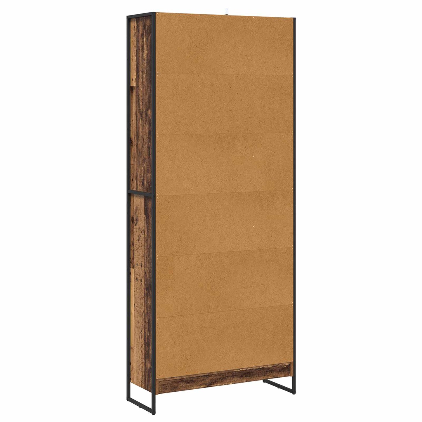 Bücherregal 2 pcs Altholz 80 x 30 x 155 cm Holzwerkstoff
