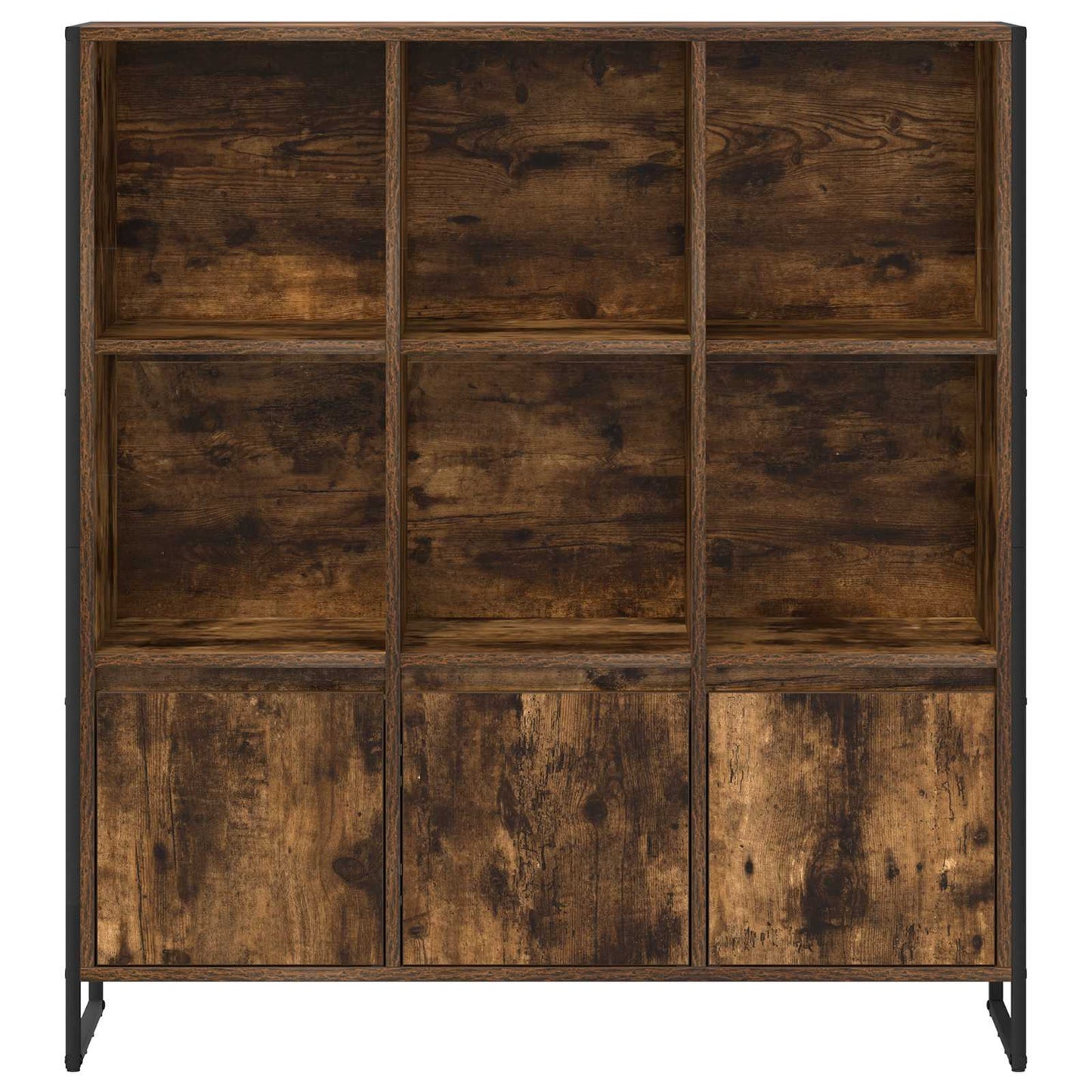 Bücherregal 2 pcs Raucharbe 99,5 x 30 x 108,5 cm Holzwerkstoff