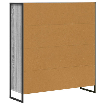 Bücherregal 2 pcs Graues Sonoma 99,5 x 30 x 108,5 cm