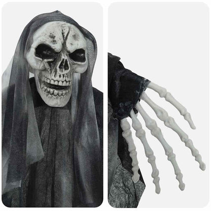 Hängender Halloween Geist 3 pcs Schwarz 66 x 110 cm Polyester
