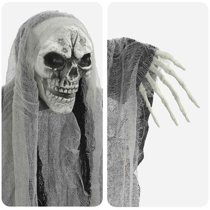 Hängender Halloween Geist 3 pcs Schwarz 66 x 110 cm Polyester