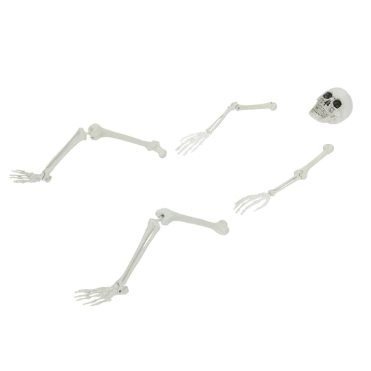 Halloween Skelett Weiß 20 x 10 x 9.5 cm Plastik