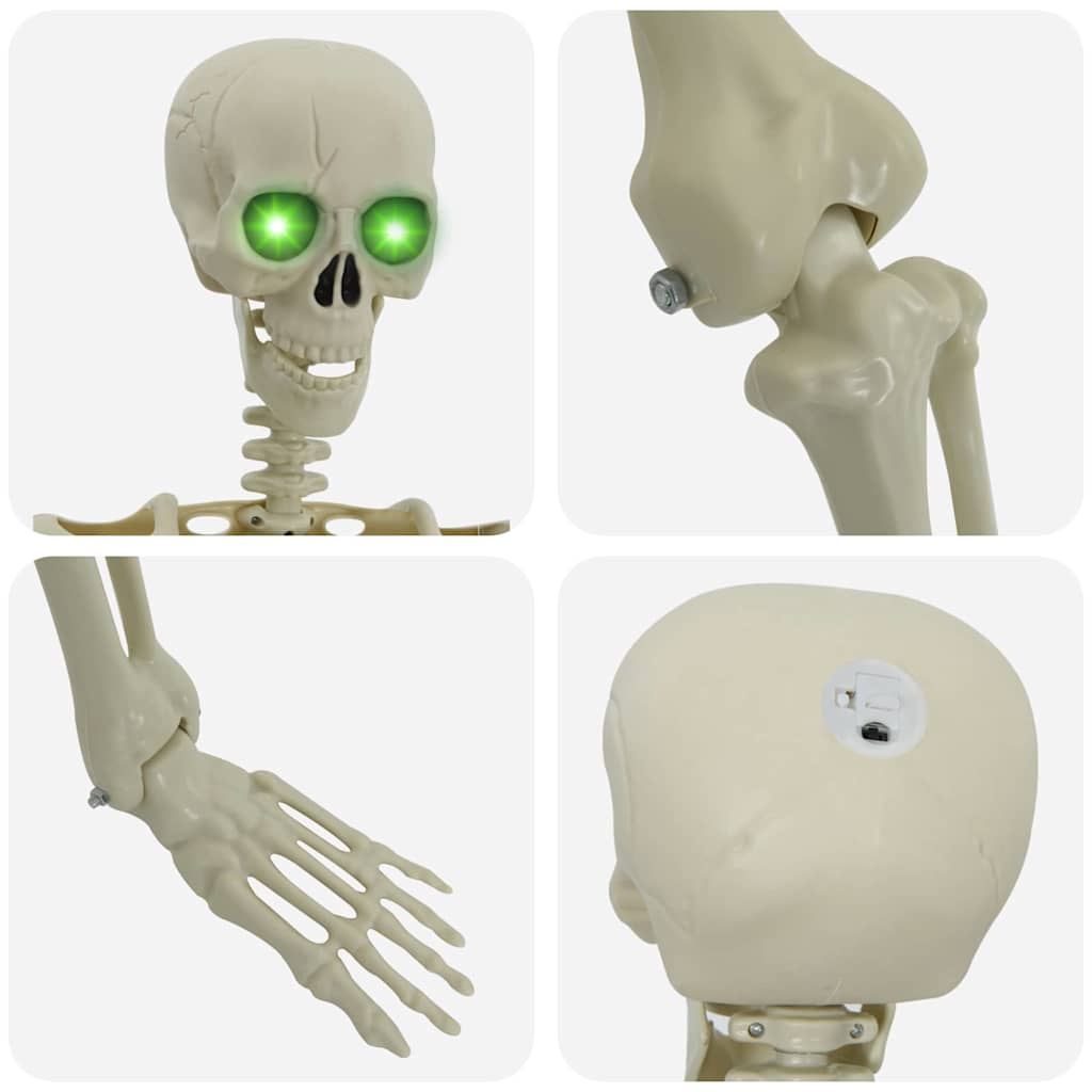 Halloween Skelett Weiß 155 x 38.5 cm Plastik