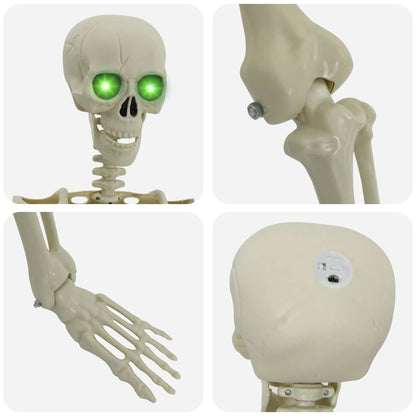 Halloween Skelett Weiß 155 x 38.5 cm Plastik