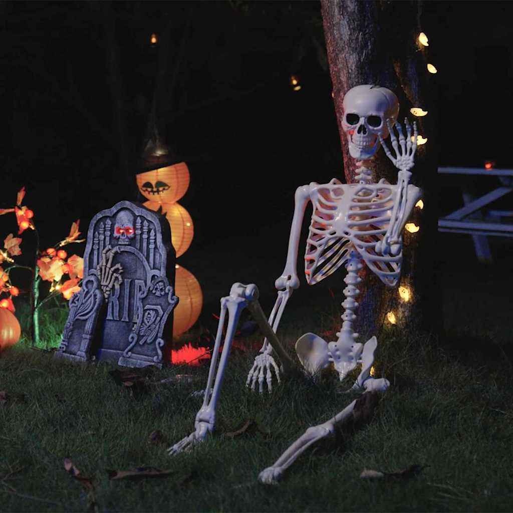 Halloween-Skelett 2 pcs Weiß 85 cm PVC