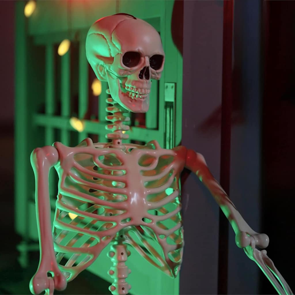 Halloween-Skelett 2 pcs Weiß 85 cm PVC