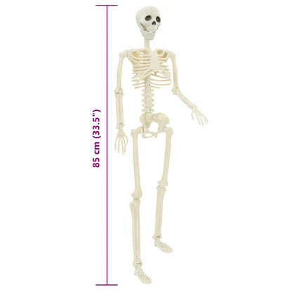 Halloween-Skelett 2 pcs Weiß 85 cm PVC
