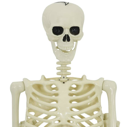 Halloween Dekoskelett 2 pcs Weiß Polypropylen 155 x 38.5 cm