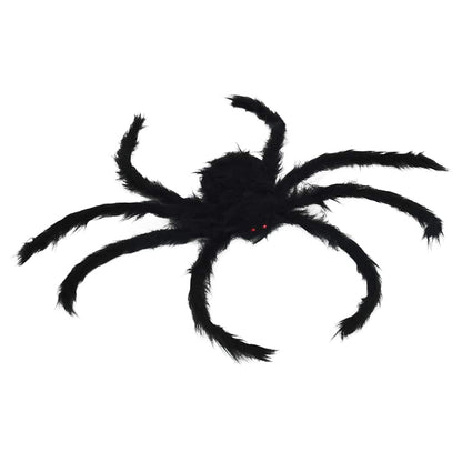 Halloween Spinnen Dekoration 6 pcs Schwarz 75 cm