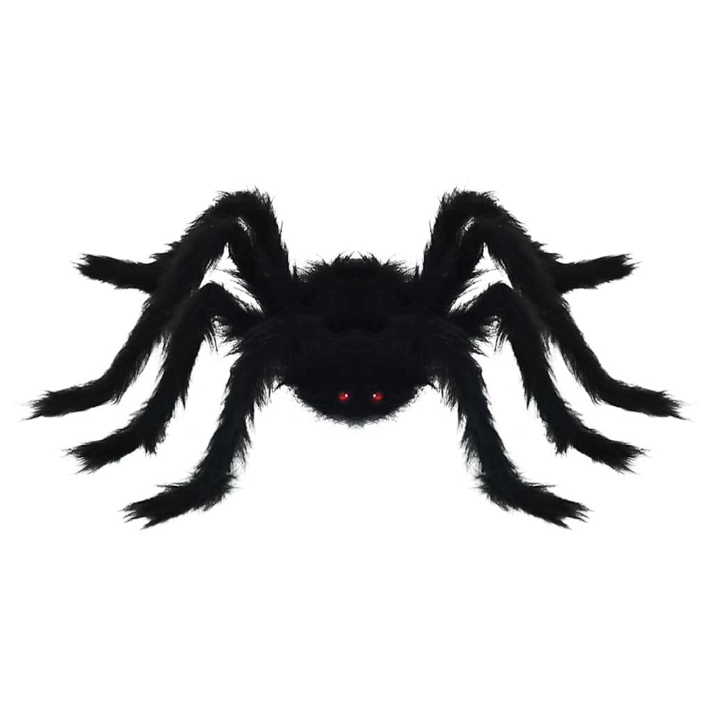 Halloween Spinnen Dekoration 6 pcs Schwarz 75 cm