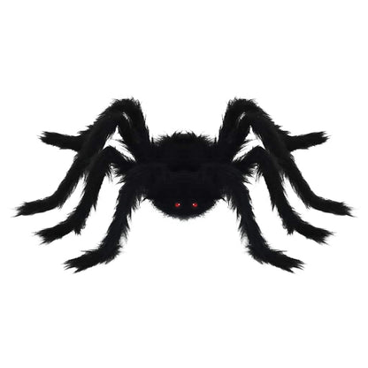 Halloween Spinnen Dekoration 6 pcs Schwarz 75 cm