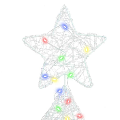 Weihnachtsbaum mit 160 LEDs Mehrfarbig 150 cm Acryl