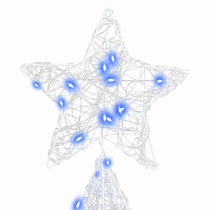 Weihnachtsbaum mit 240 LEDs Blau 180 cm Acryl
