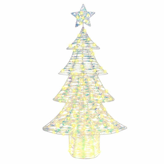 Weihnachtsbaum mit 160 LEDs Warmweiß 150 cm PET
