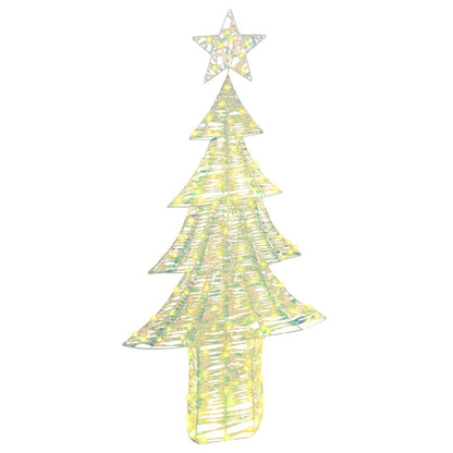 Weihnachtsbaum mit 240 LEDs Warmweiß 180 cm PET