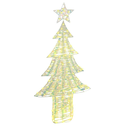 Weihnachtsbaum mit 240 LEDs Warmweiß 180 cm PET