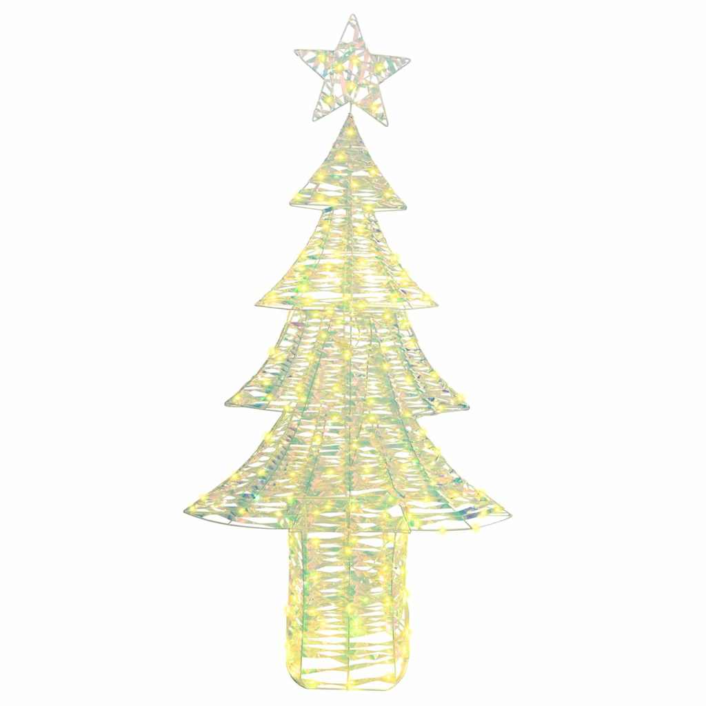 Weihnachtsbaum mit 240 LEDs Warmweiß 180 cm PET