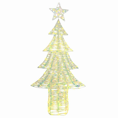 Weihnachtsbaum mit 240 LEDs Warmweiß 180 cm PET