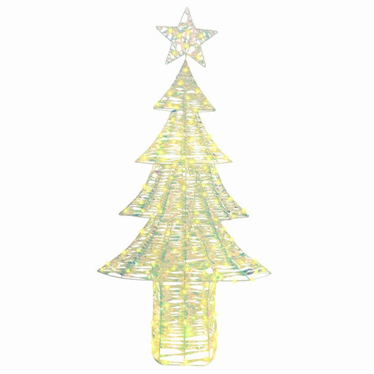 Weihnachtsbaum mit 240 LEDs Warmweiß 180 cm PET